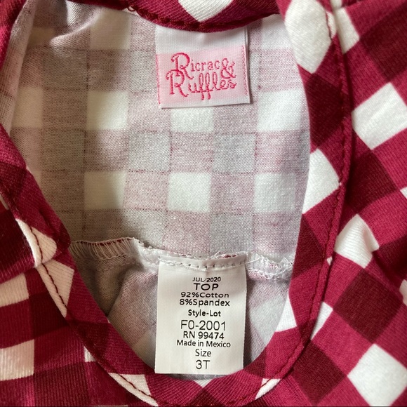 Ricrac & Ruffles Boutique Red Gingham Dress! - Picture 7 of 7